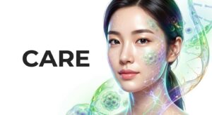 색소 치료 후 진정 관리와 회복 과정을 상징하는 이미지